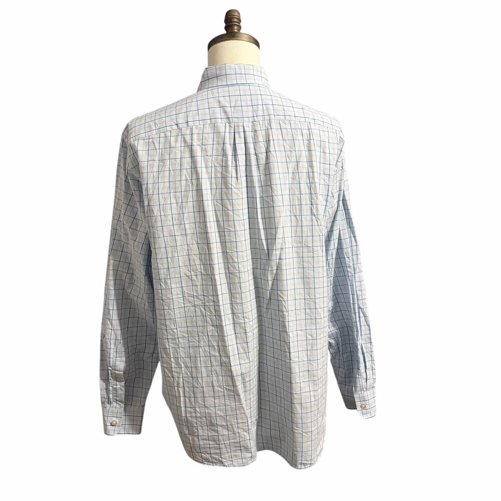 Vineyard Vines Shep & Ian Classic Men Whale Shirt Plaid Button Down Sz XL Preppy - Picture 3 of 5